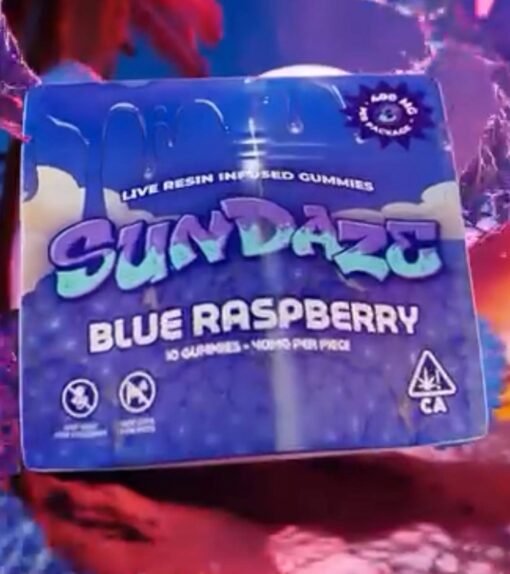 SUNDAZE GUMMIES BLUE RASPBERRY 
