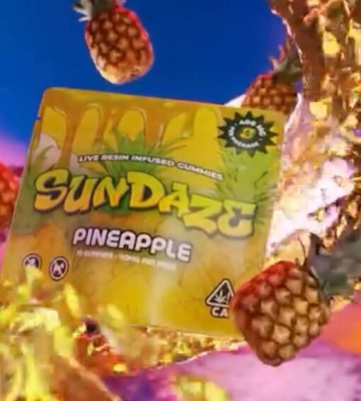 Sundaze Gummies Pineapple