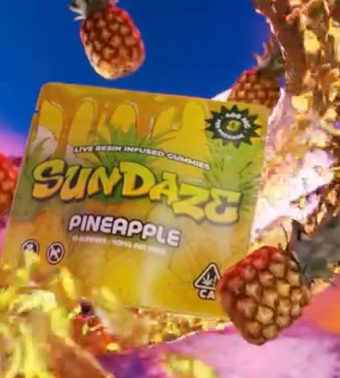 Sundaze Gummies Pineapple Sundaze Gummies Pineapple